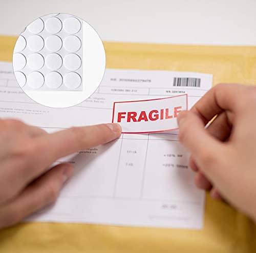 350 Pieces Clear Sticky Tack Adhesive Poster Tacky Putty Removable Round Putty Double-Sided Round No Traces Adhesive Sticke for Festival Decoration