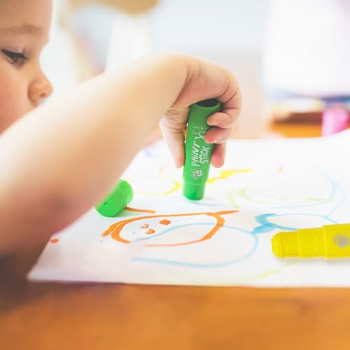 Paint Sticks, 6 Classic Colors, Washable, Non- Toxic, Tempera Paint Sticks for Kids and Student