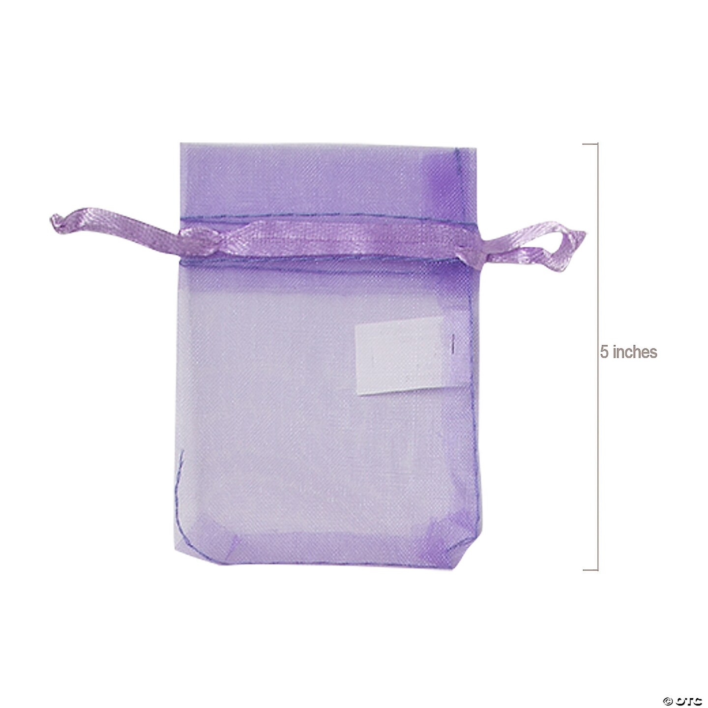 Mini Colorful Organza Drawstring Treat Bags 2 1/4" x 3 1/2" Bulk 50 Pc