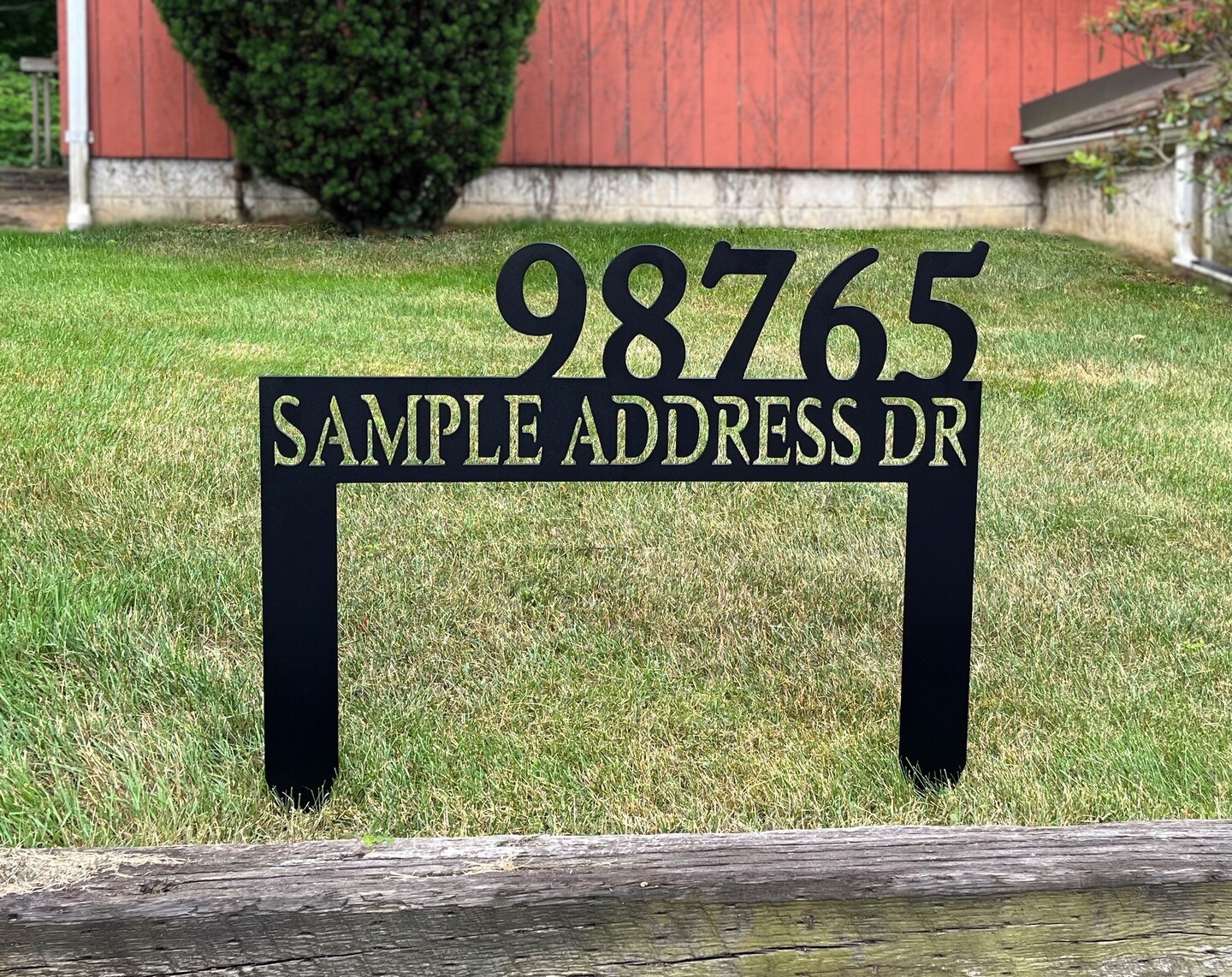 Custom Address Yard Sign product 5