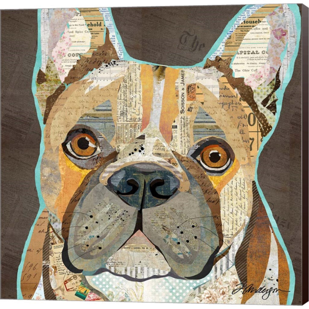 French Bulldog by Traci Anderson 12" x 12" Canvas Wall Art Michaels
