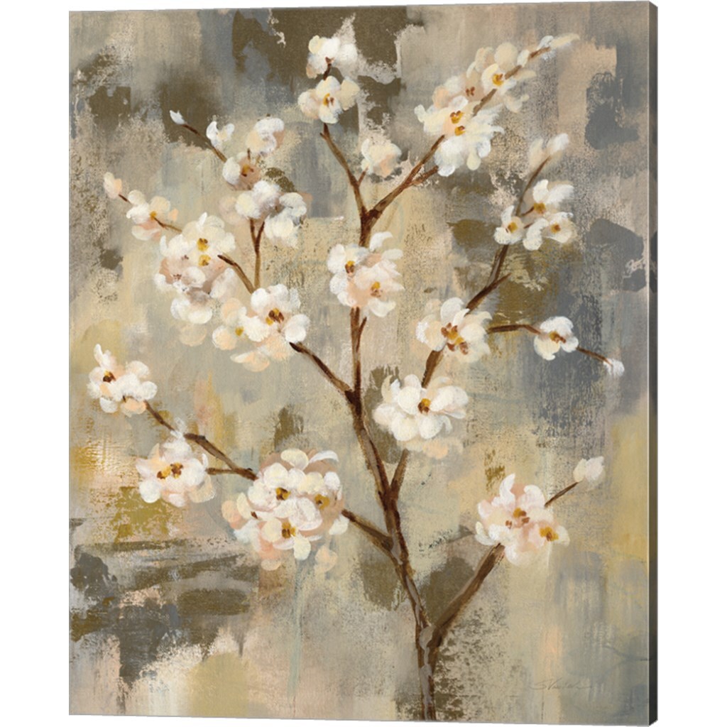 Neutral Branches II Crop by Silvia Vassileva 16" x 20" Canvas Wall Art