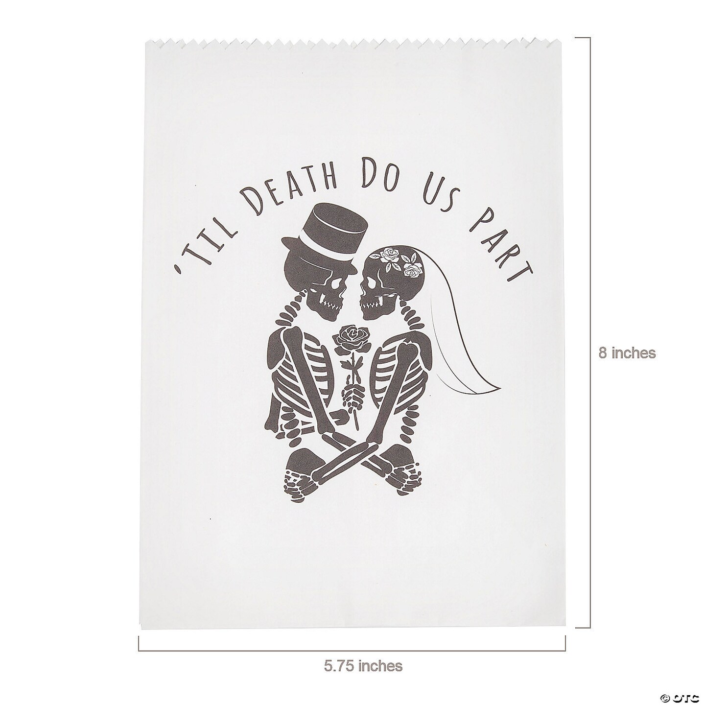 Til Death Do Us Part Halloween Wedding Treat Bags Mega Bulk 150 Pc