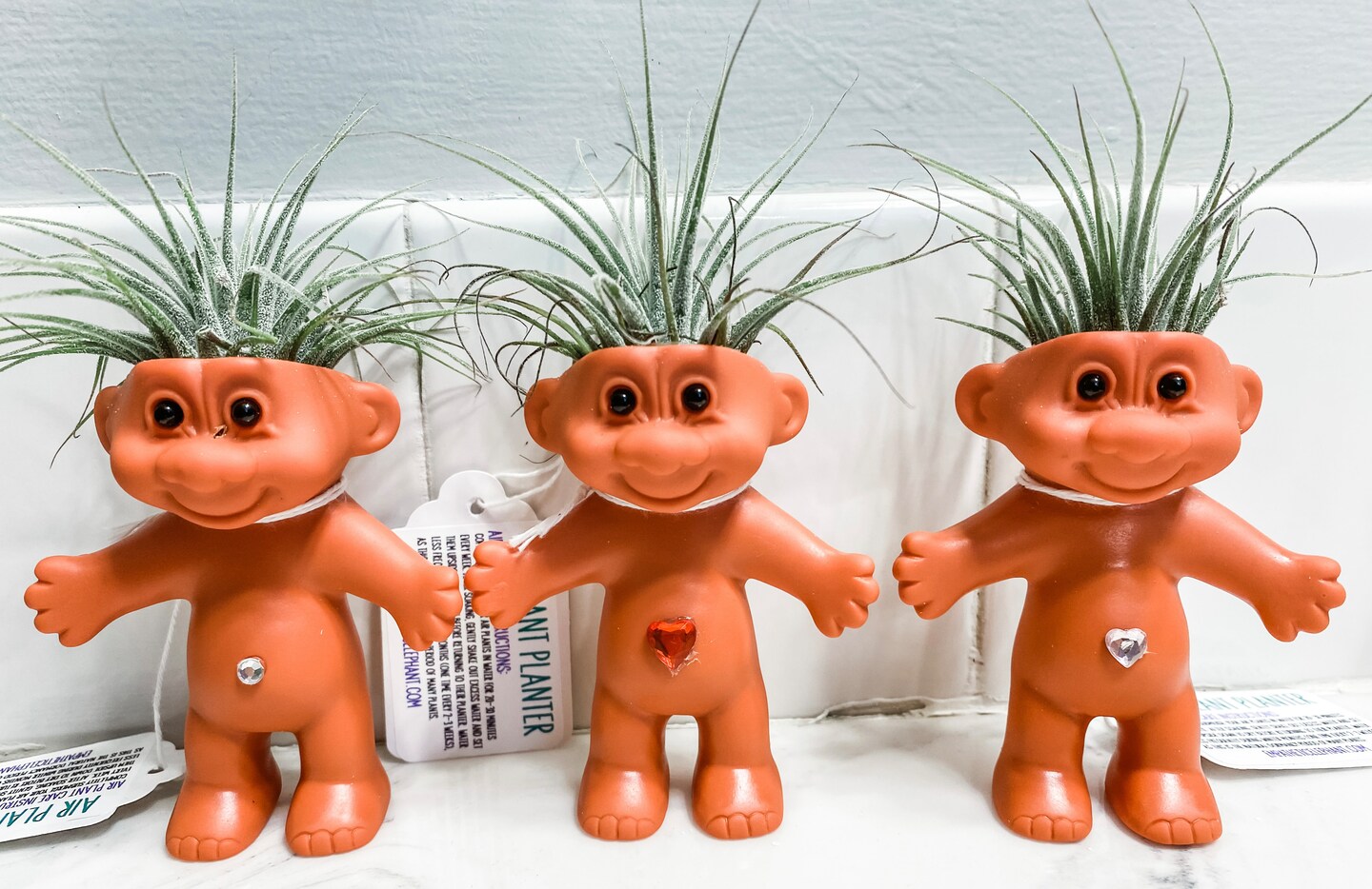 Troll Planter with Live Air Plant Teacher Gift Novelty Gift Retro Gift MakerPlace by Michaels