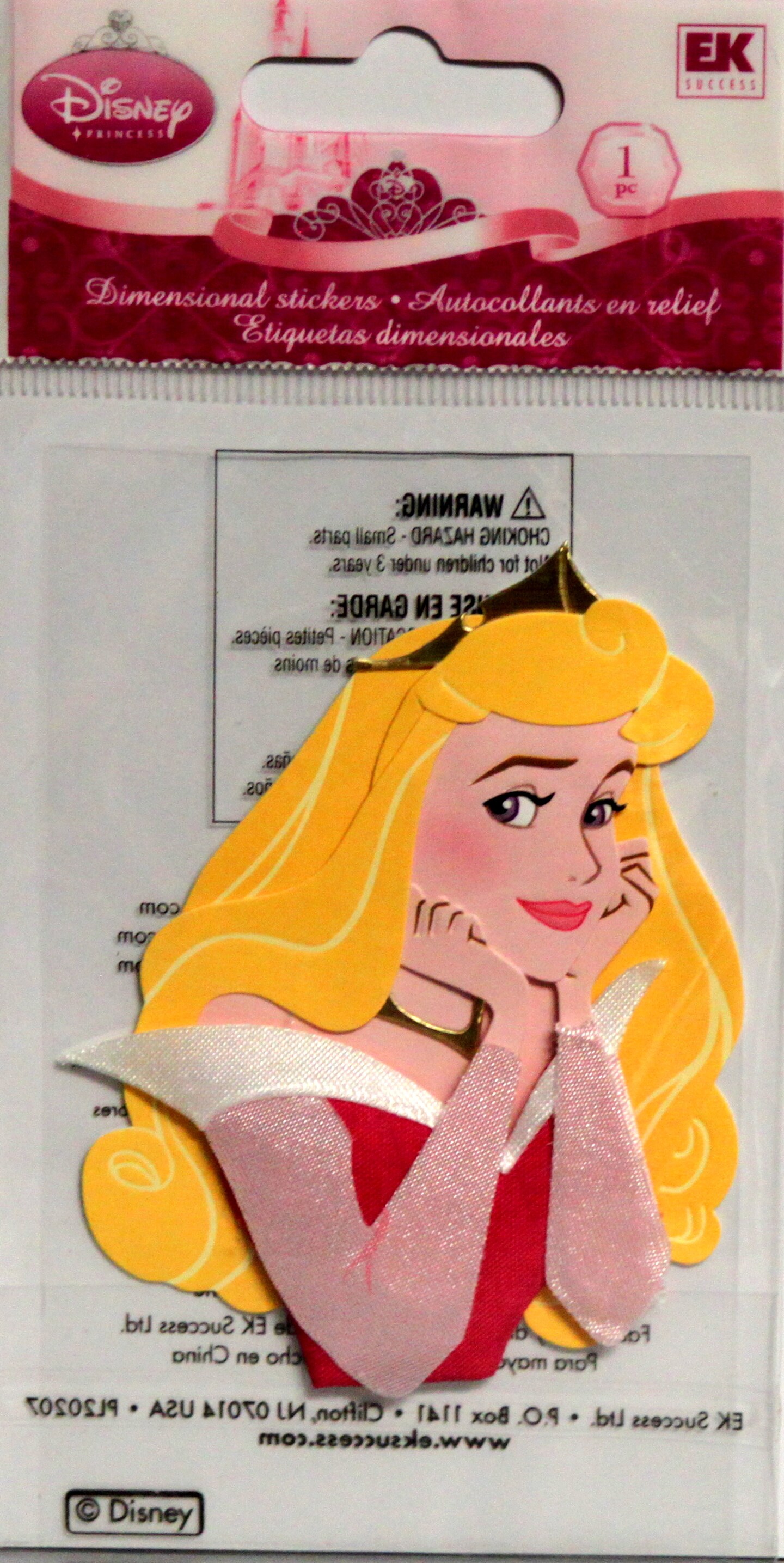 Disney Sleeping Beauty Dimensional Stickers