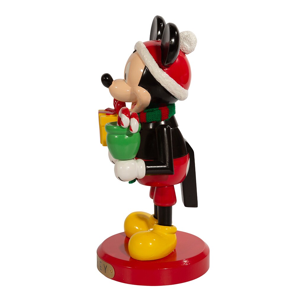 10&#x22; Disney&#xA9; Mickey Mouse With Present Nutcracker