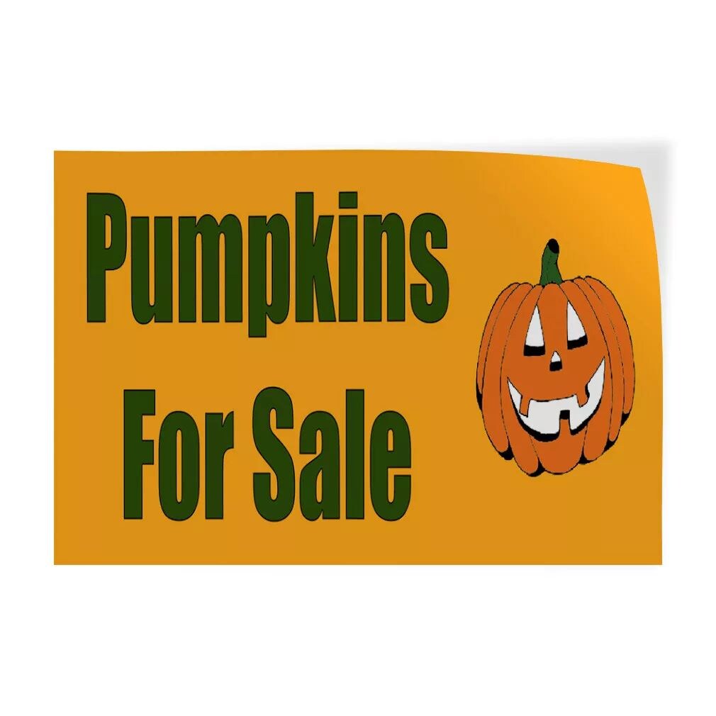 Kitcheniva Pumpkins for Sale Halloween Decal Stickers