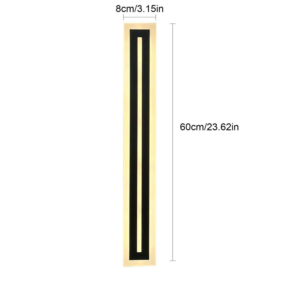 LED Wall Light Sconce Waterproof Outdoor Modern Lamp Exterior Lights Long Strip