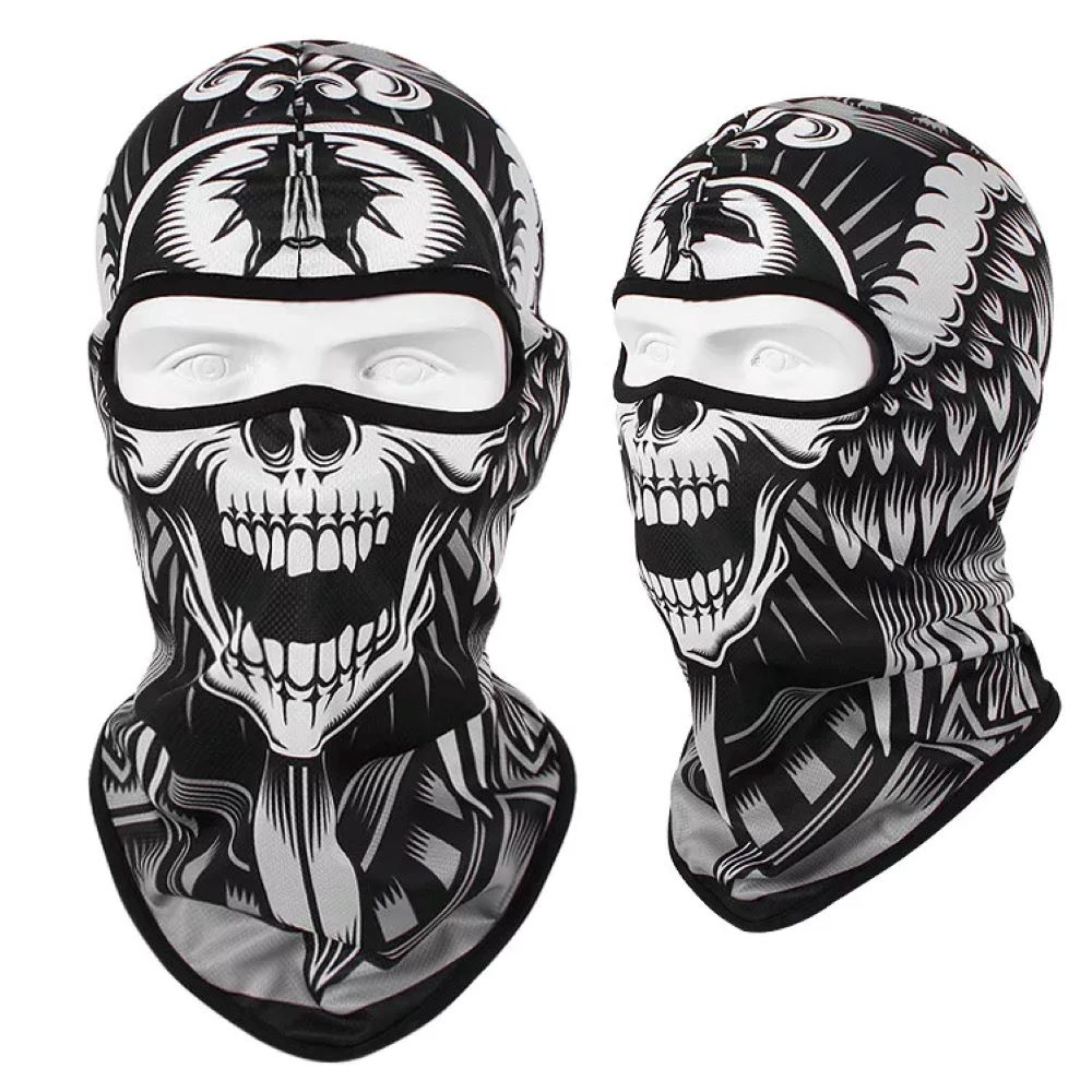 Kitcheniva Balaclava Halloween Skull Face Motorcycle Mask