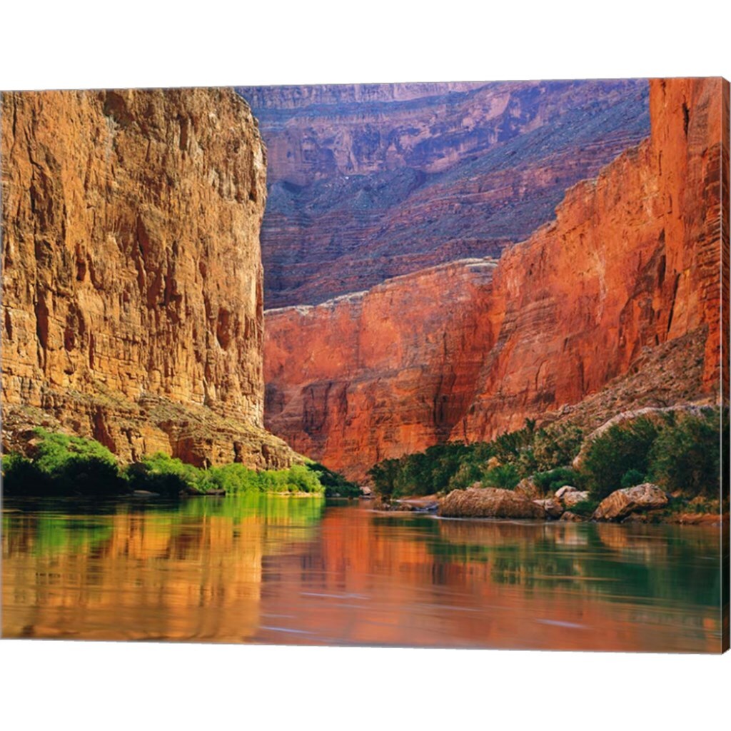 Red Wall Gorge by John Gavrilis 20&#x22; x 16&#x22; Canvas Wall Art