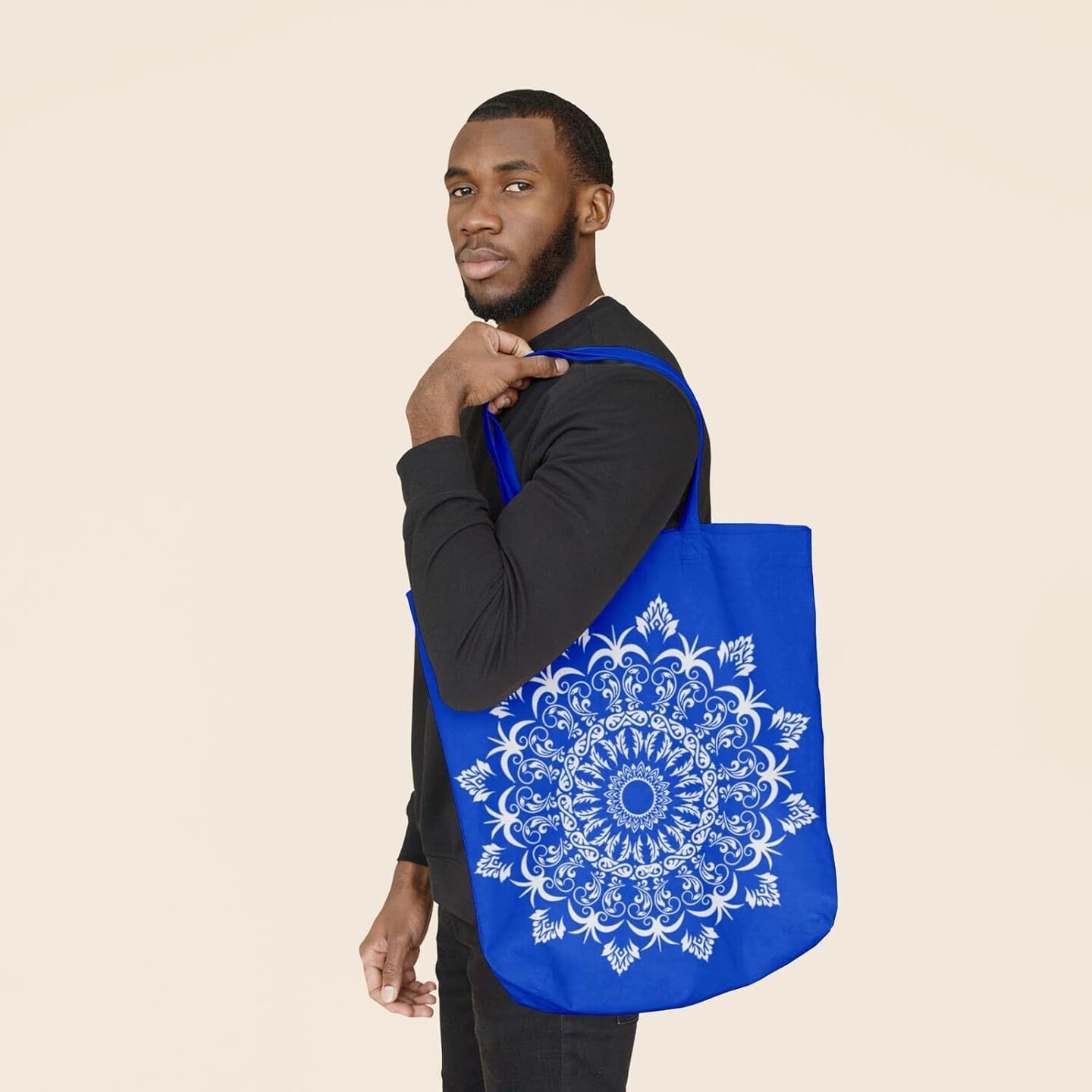 5-Pack Large Mandala Stencils – Half Mandala & Breathe Zen Reusable PET Painting Templates for DIY Crafts on Walls, Wood, Fabric, Rocks & Home Decor