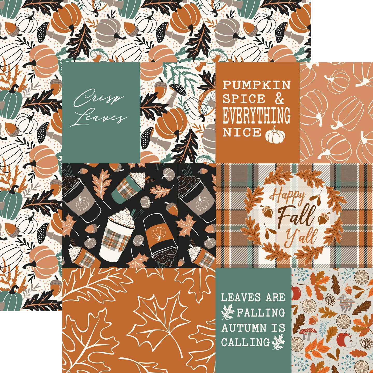 Pumpkin Spice Fall Paper Assortment