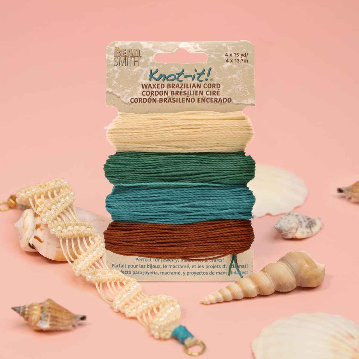 The Beadsmith Brazillian Waxed Cord Mix