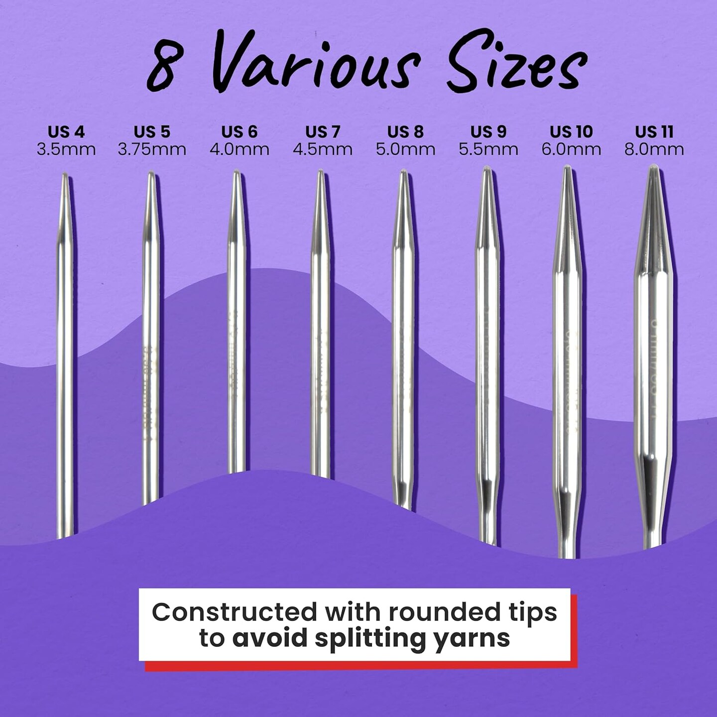 skacel by addi addiClick Lace Short Tip Interchangeable Circular Knitting Needle Set