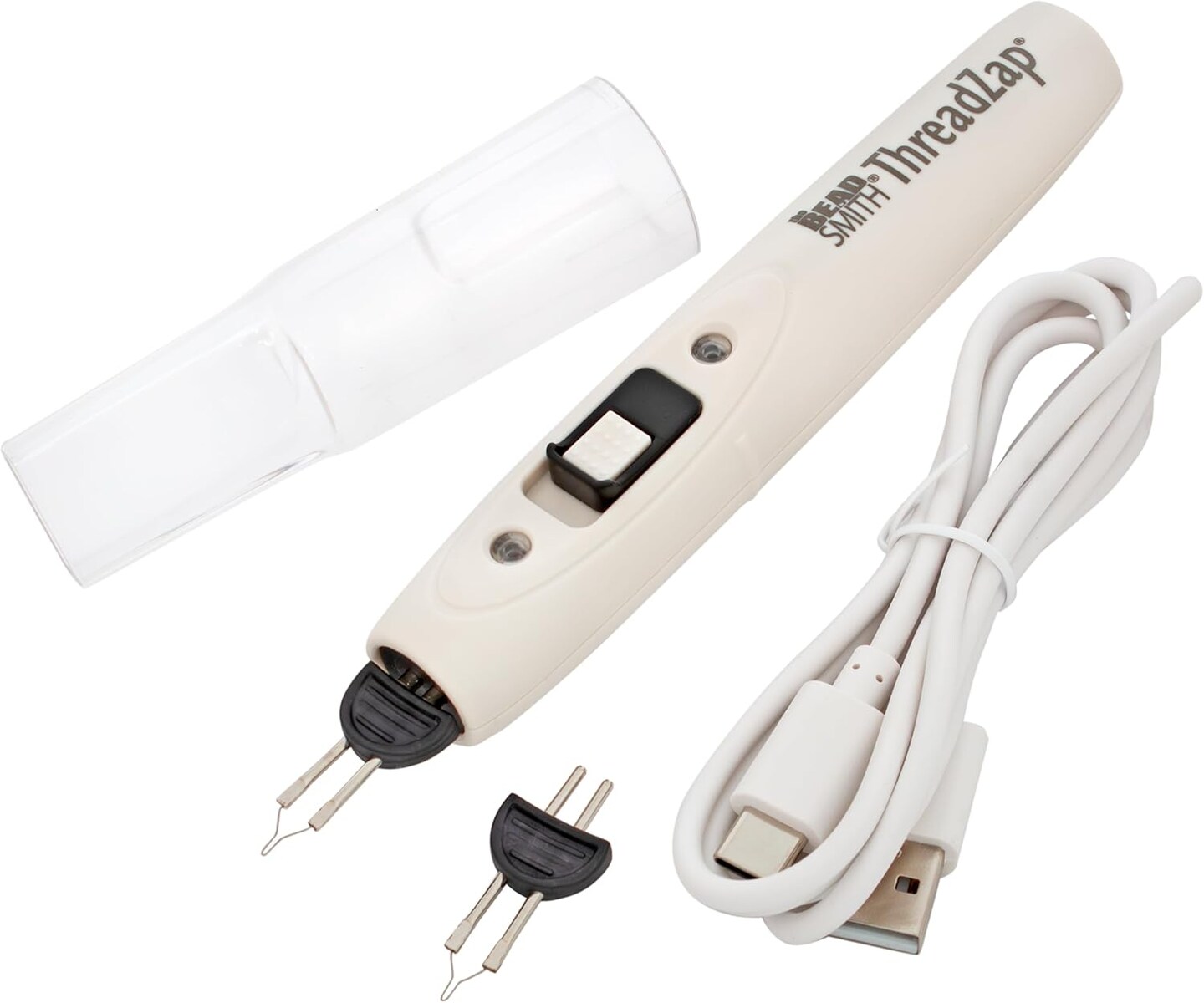 The Beadsmith Rechargeable ThreadZap Craft Burner – Thread Zapper for ...