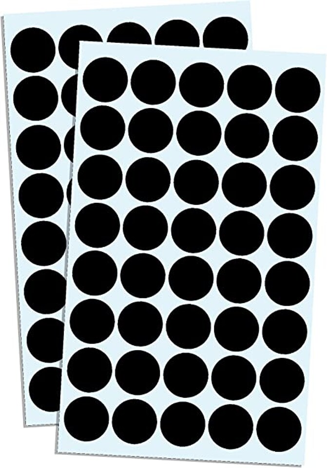 Dot Stickers 25 Sheets 3/4&#x22; (19mm) &#x2013; 1280 Pack | Color Coding, Organizing &#x26; Craft Labels