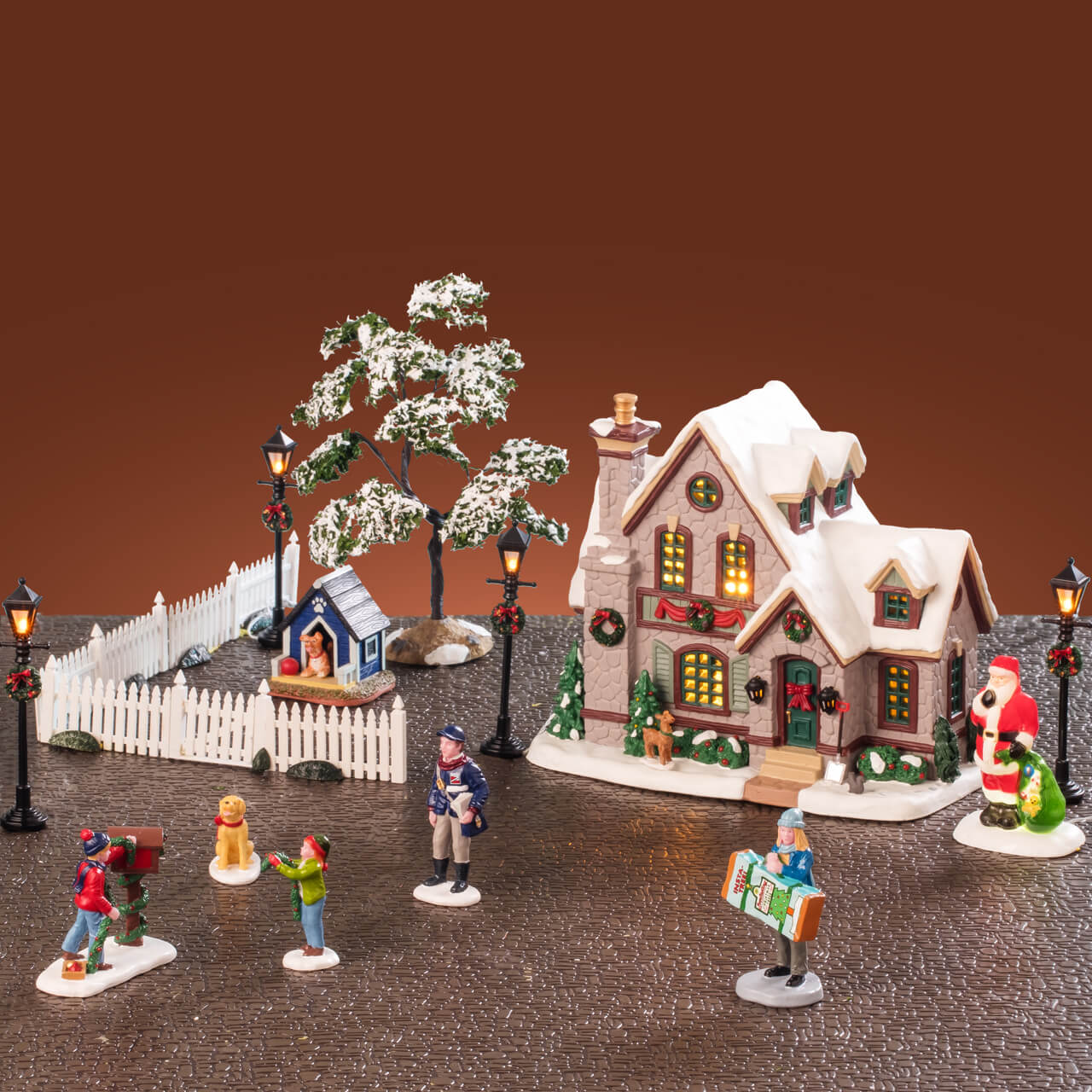 LEMAX White Christmas Set #56671