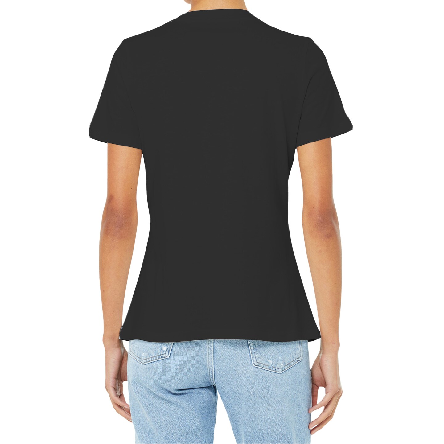 BELLA + CANVAS Women’s Relaxed Jersey V-Neck T-shirt, 100% Cotton Relaxed fit Tee