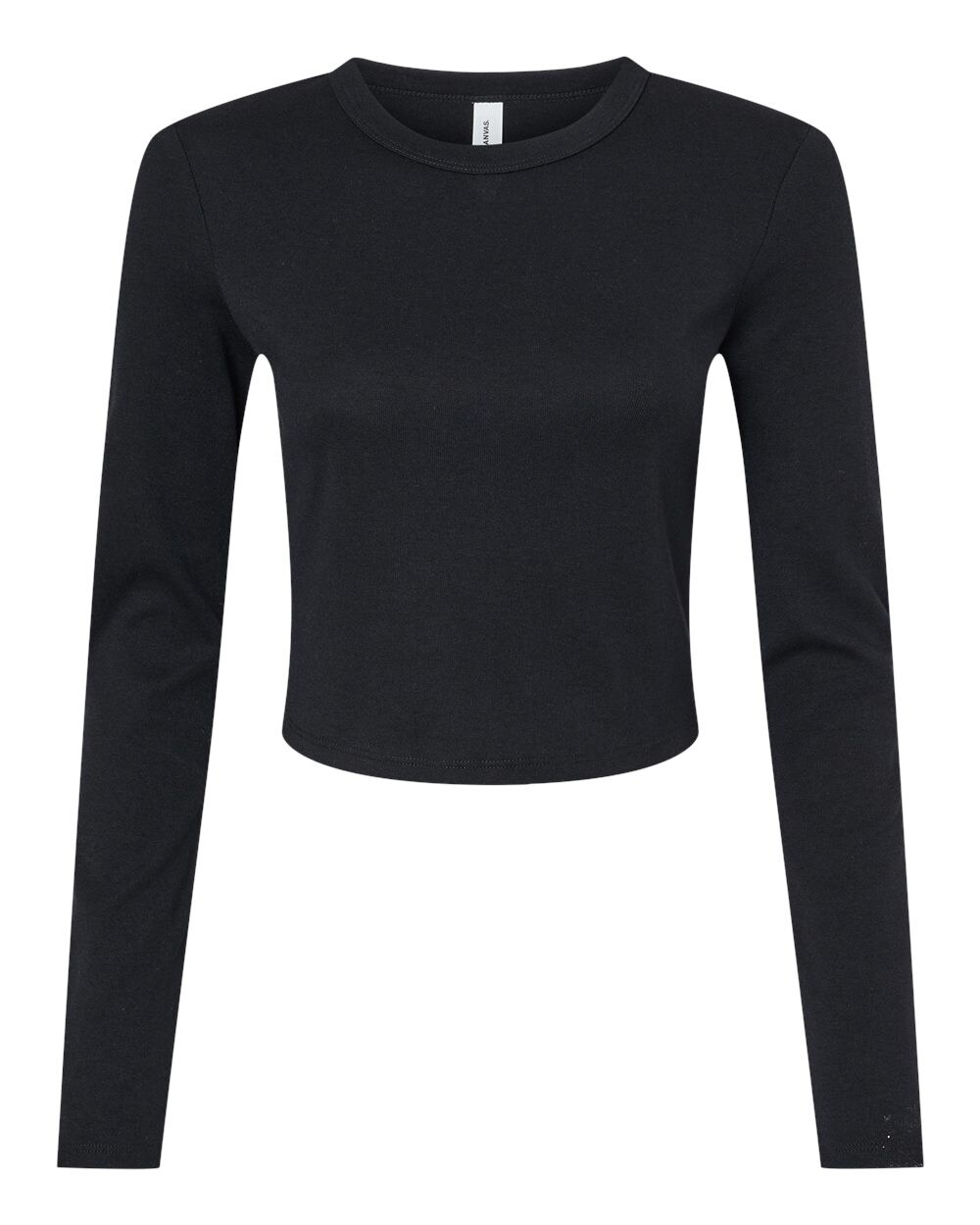 BELLA + CANVAS Women’s Micro Rib Long Sleeve Baby Tee for Layering Wear & Everyday Wear