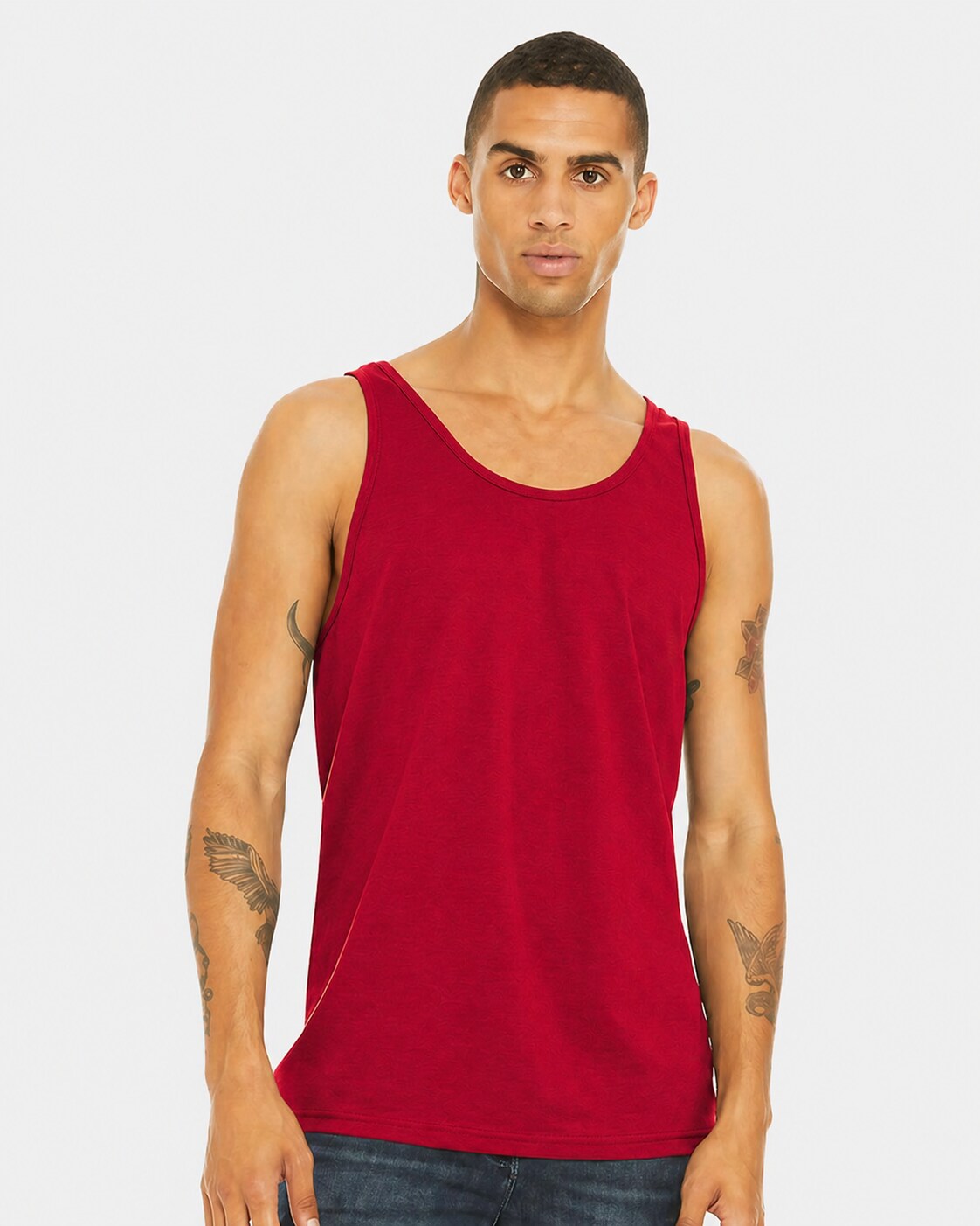 BELLA + CANVAS Classic Jersey Sleeveless Tank Top for Gym Training & Custom Print Activewear