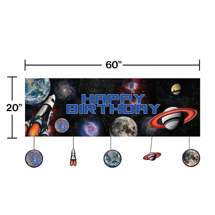 6 pc Bulk Space Blast Giant Banners