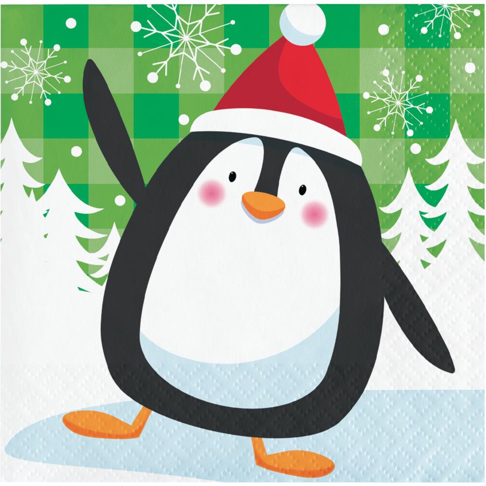 192 pc Bulk Christmas Characters Beverage Napkins