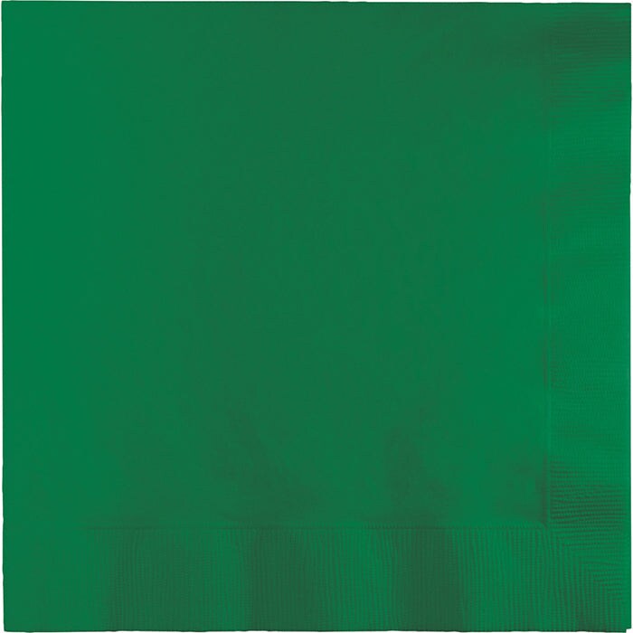 250 pc Bulk Emerald Green Dinner Napkins 3 Ply