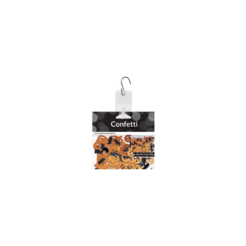 12 pc Bulk Bats and Pumpkin Confetti