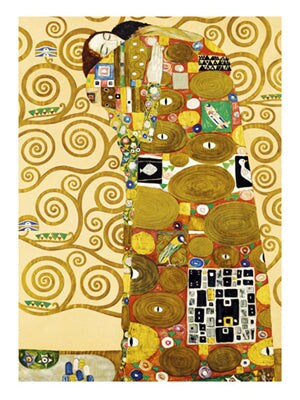 Gustav Klimt Die Erfüllung Art Print - Large Wall Decor for Modern Homes