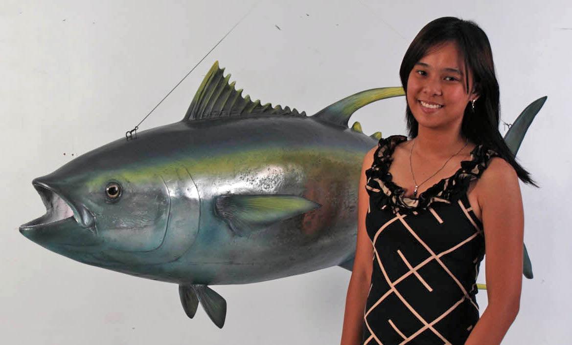 Yellow Fin Tuna Fish Statue