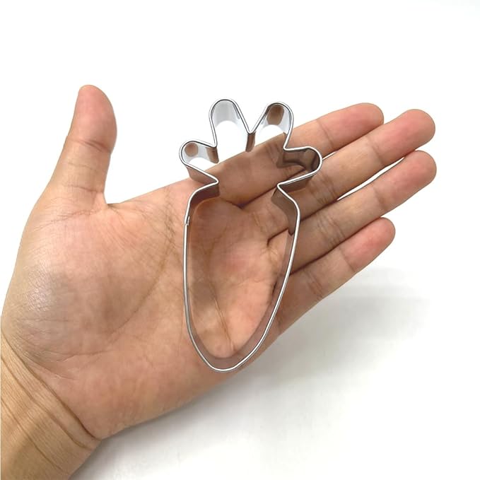 Easter Cookie Cutter Set, 3-pc, Egg, Bunny and Carrot, Stainless Steel