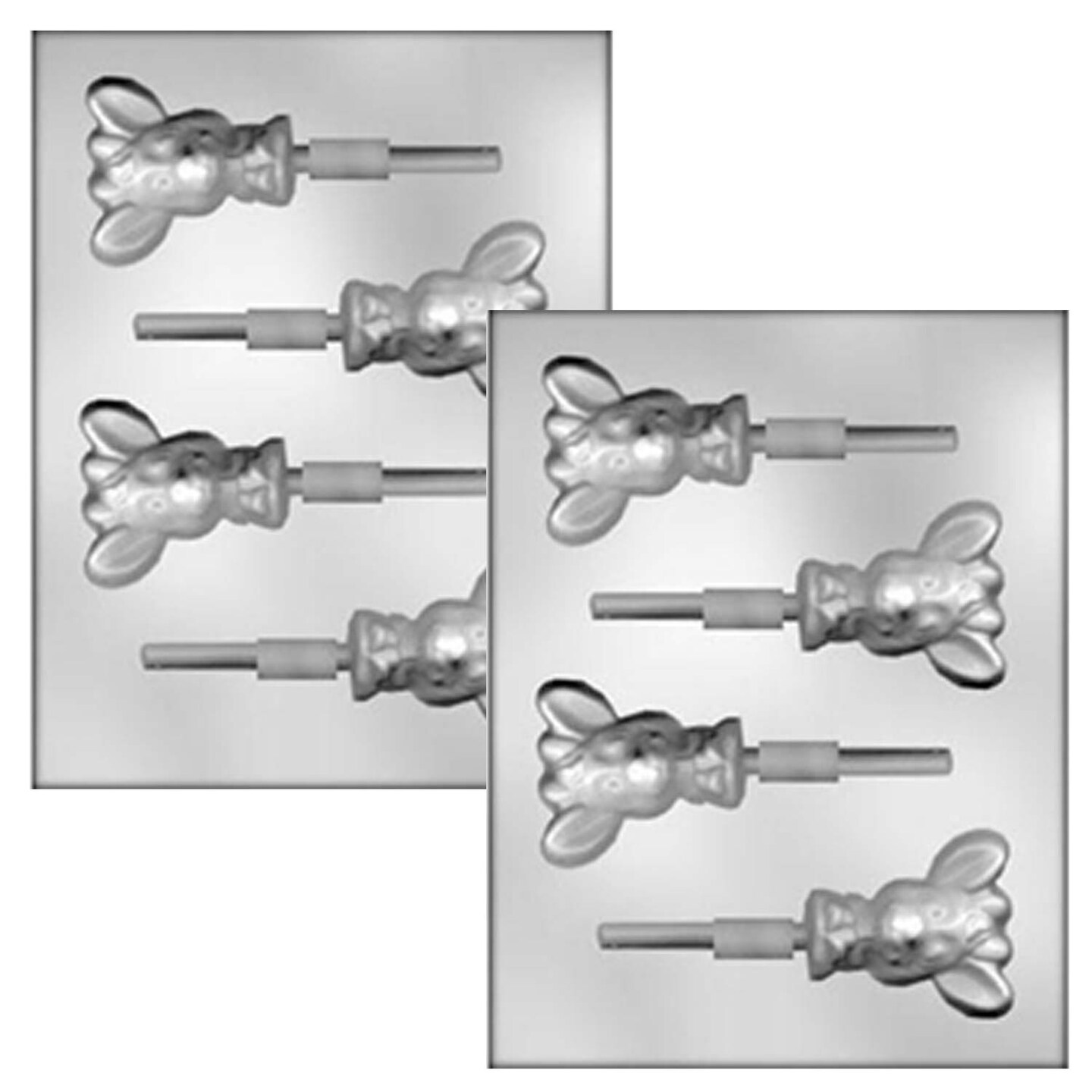 Rudolph Reindeer Sucker Chocolate Lollipop Mold