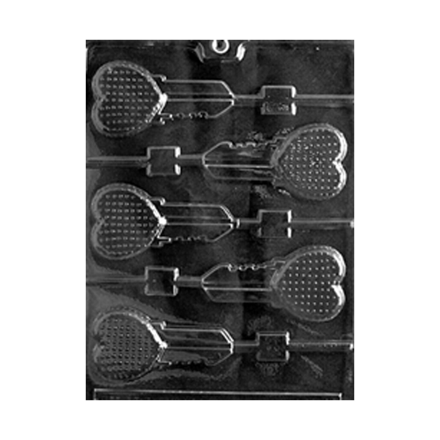 Key Heart Lolly Chocolate Mold