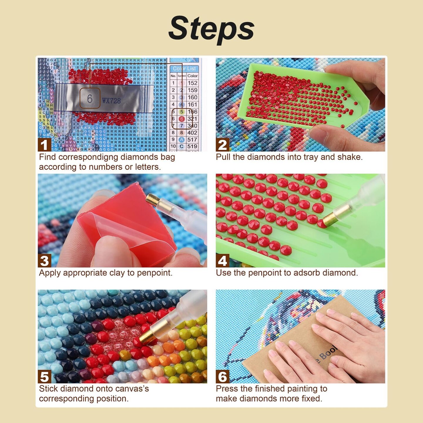 Diamond Painting Kits for Adults Cat, 5D DIY Diamond Art Kits for Beginners Round Full Drill Diamond