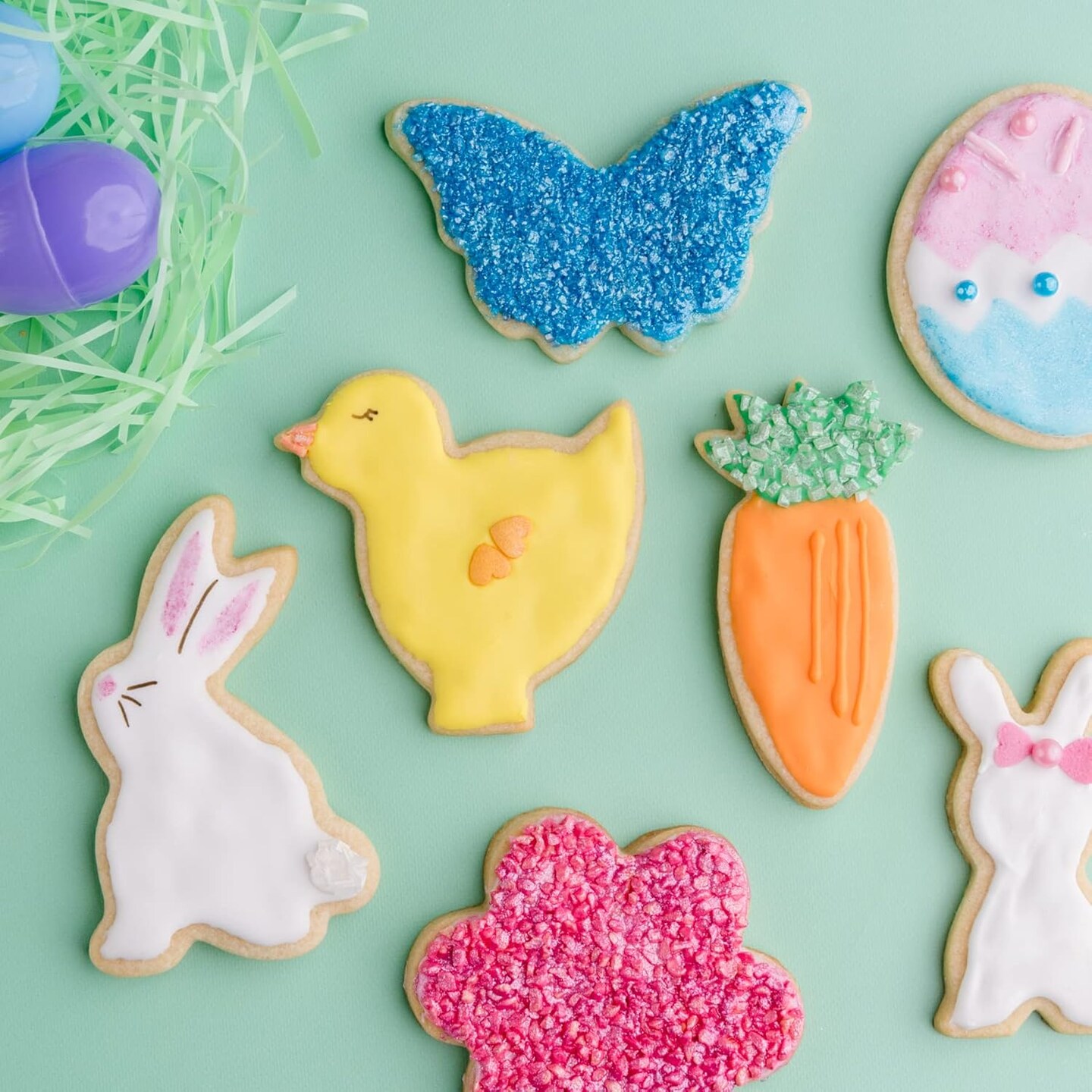 Cookie Cutter Set, Cookie Mold for Cakes Biscuits and Sandwiches (Easter 10 pack)