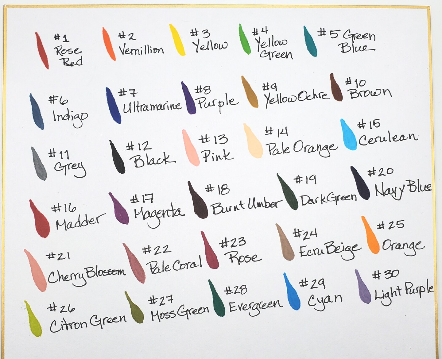 Aitoh Akashiya Sei Watercolor Brush Pen 30/Pkg-Assorted Colors