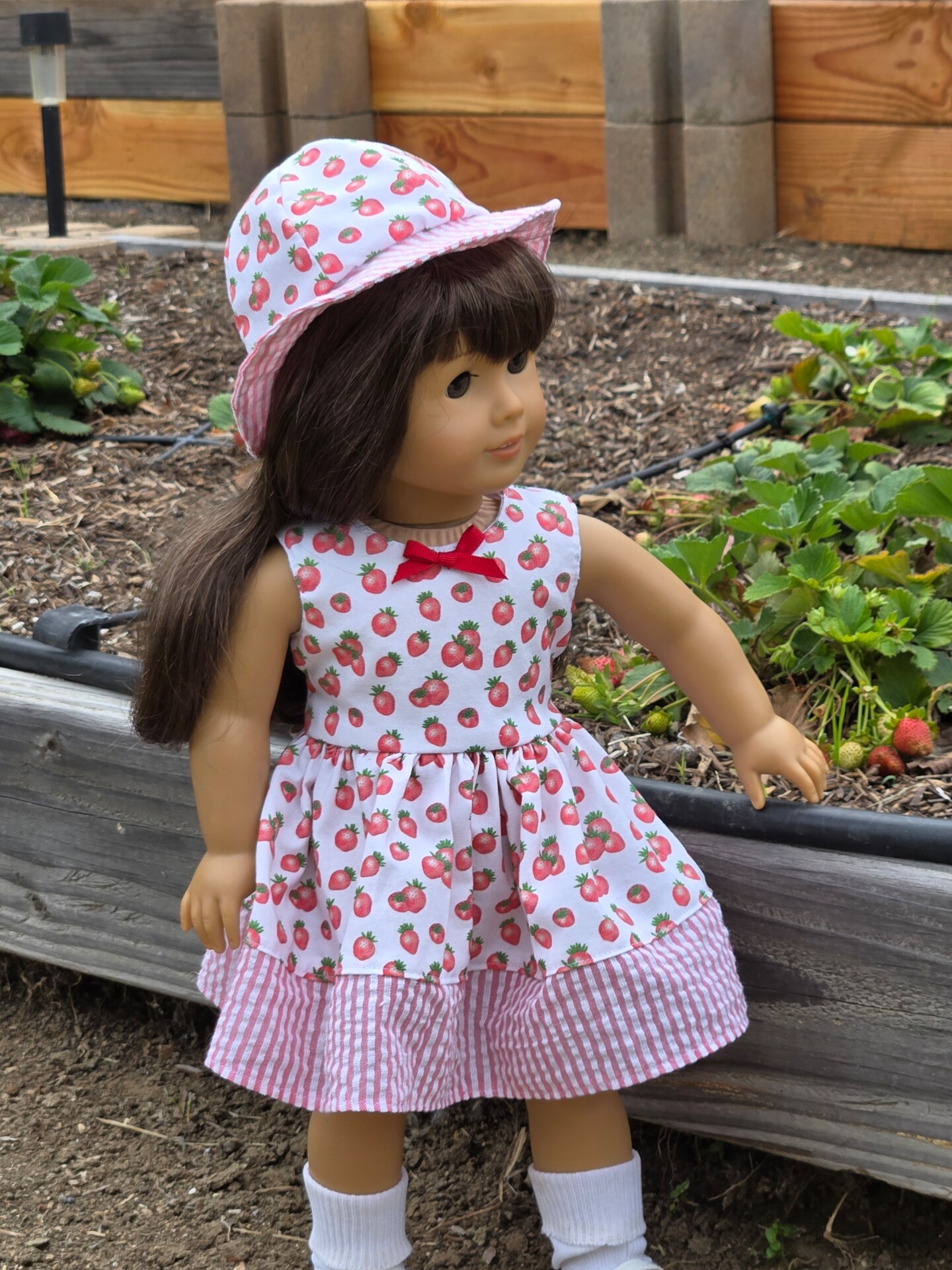 18 doll dress How to Sew a Ruffled Maxi Dress for an 18 Doll