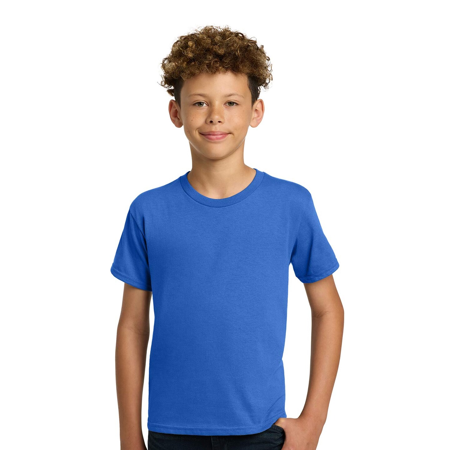 Gildan Youth Heavy Cotton Crewneck Short Sleeve T-Shirt for School Events & Casual Wear Everyday Cotton Tee