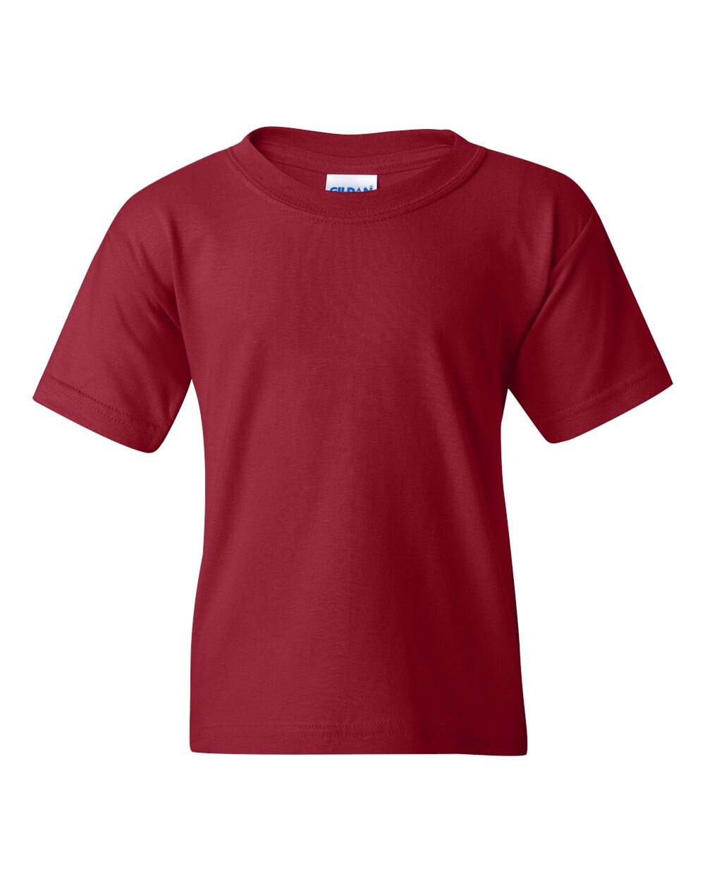 Gildan Heavy Cotton Youth Crewneck Short Sleeve T-Shirt Durable Kids Basic Tee for Everyday Comfort