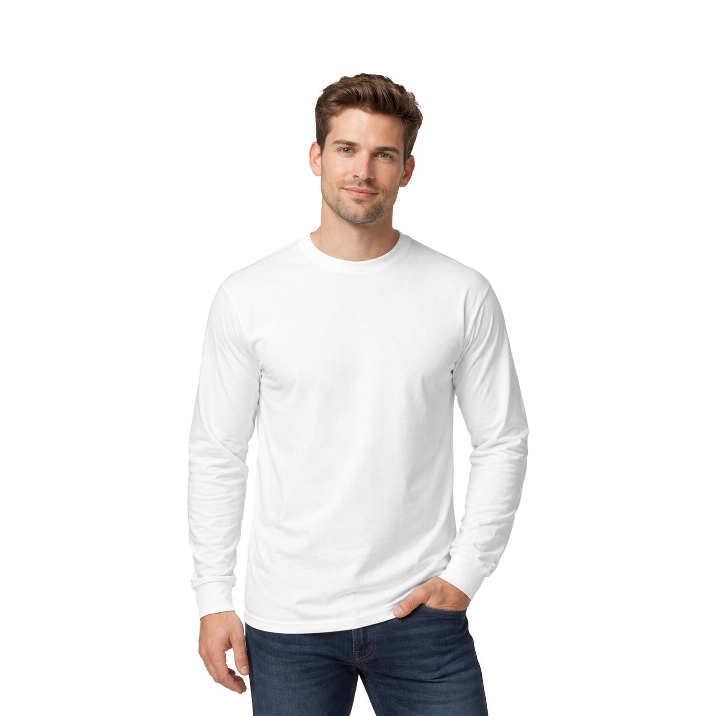 Gildan® Ultra Cotton Heavyweight Long Sleeve T-Shirt For Custom Printing And Sustainable Workwear