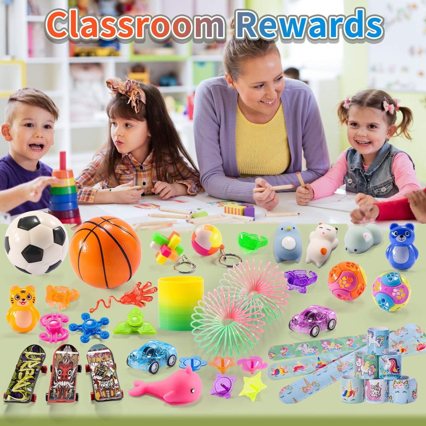 Claw Machine Prizes Toys Refill for Kids, Mini Small Toy Bulk Party Favors Birthday Goodie Bags Stuffers, Pinata Filler Classroom Treasure Chest Prize for Boys Girls Age 3 4 5 6 7 8 10 Year Old