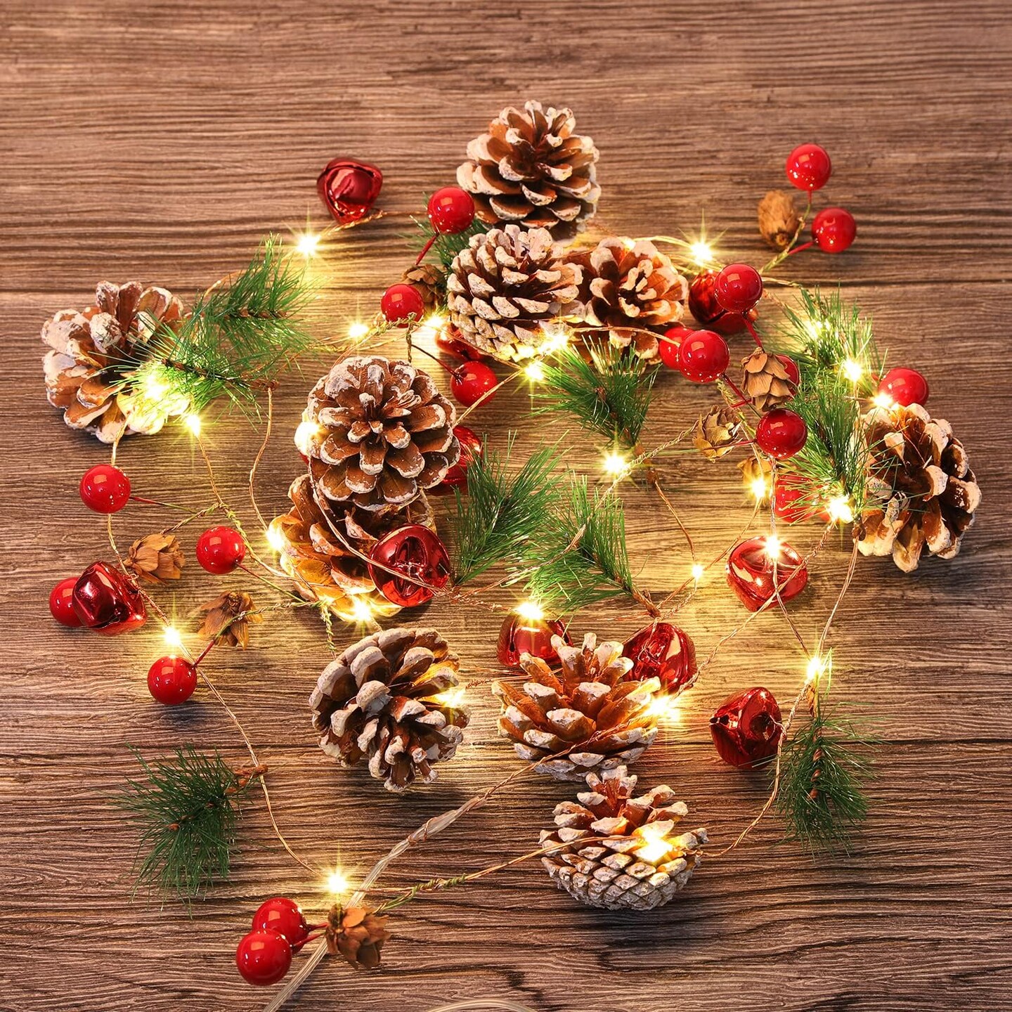 Christmas Decorations Christmas Decorations Indoor Christmas Garland Christmas Garland with Lights Garland Christmas Decorations Christmas Tree Garland Indoor Home Decor (Christmas Garland)