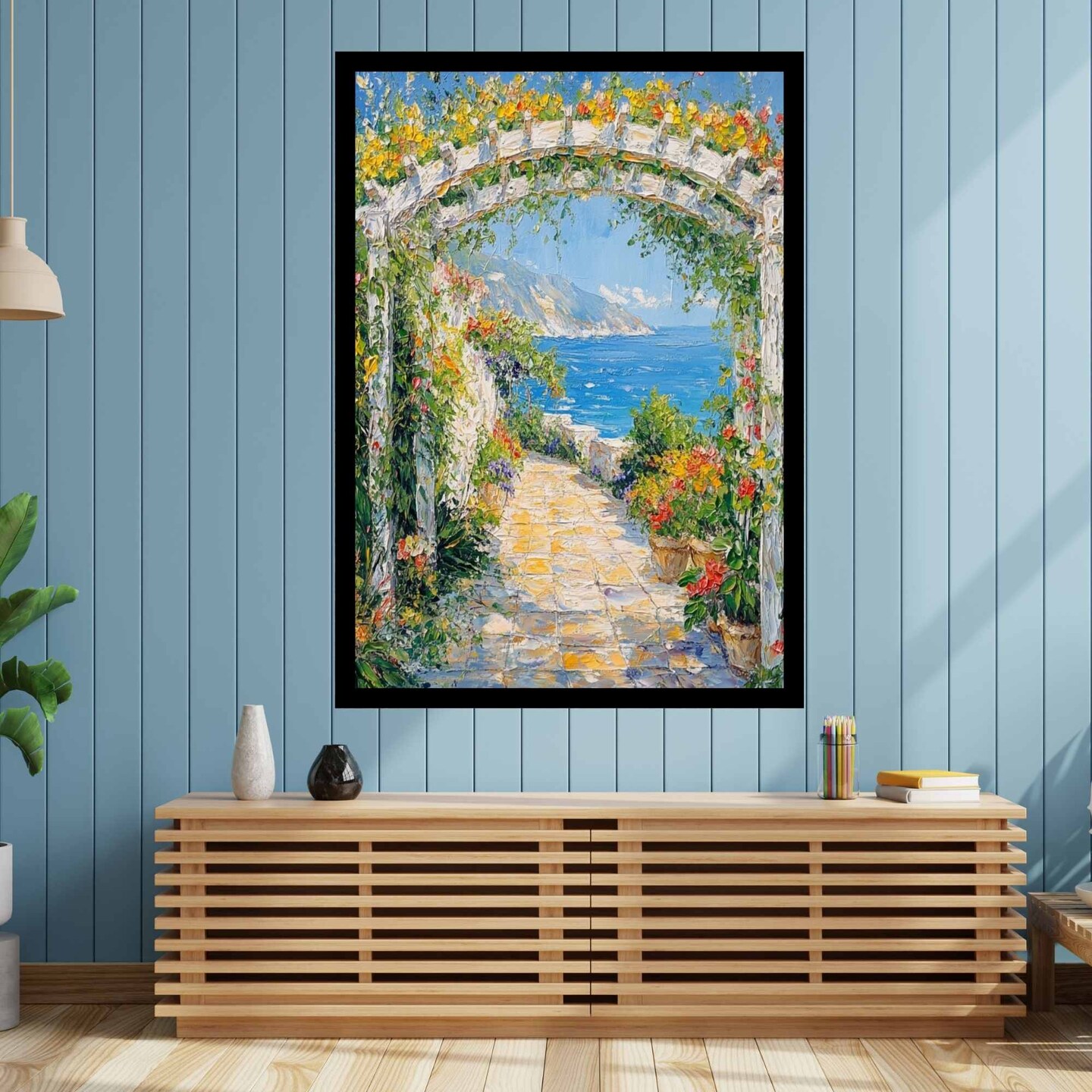 70x100 cm Poster Frame &#x2013; 27x40 Black Wood Frame Movie Poster