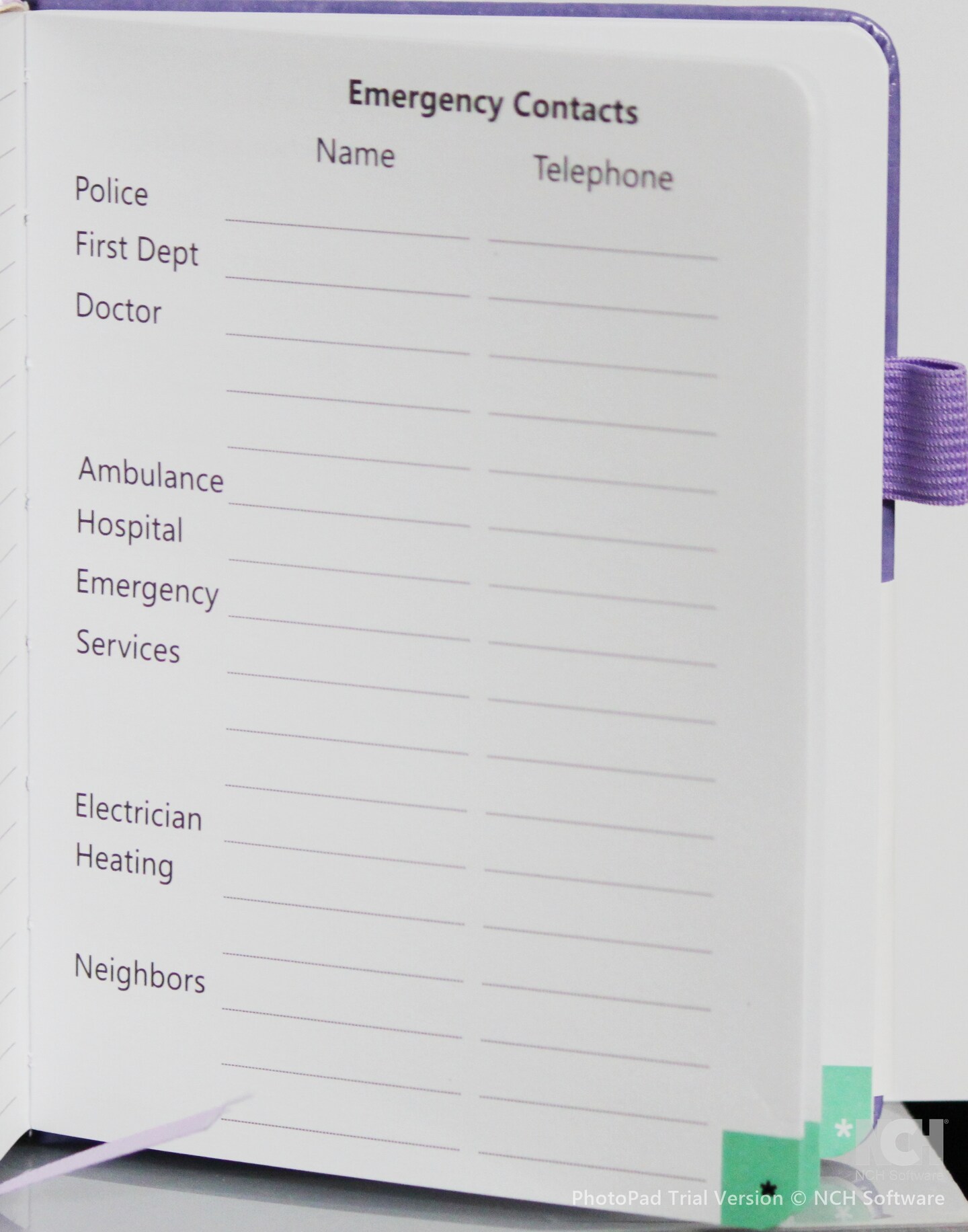 UPUGO Password NoteBook