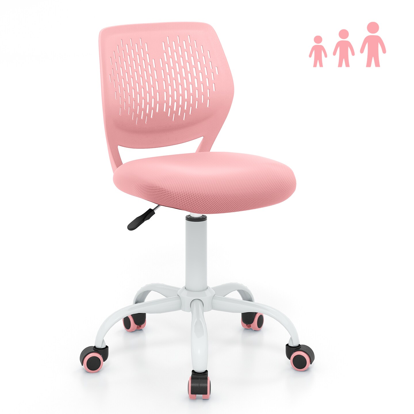 Ergonomic Kids Study Chair with Adjustable Height for Comfort