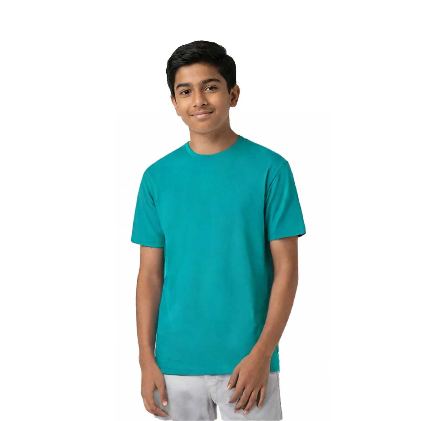 Essential-T Youth Crewneck Short Sleeve T-Shirt for School, Casual & Team Wear