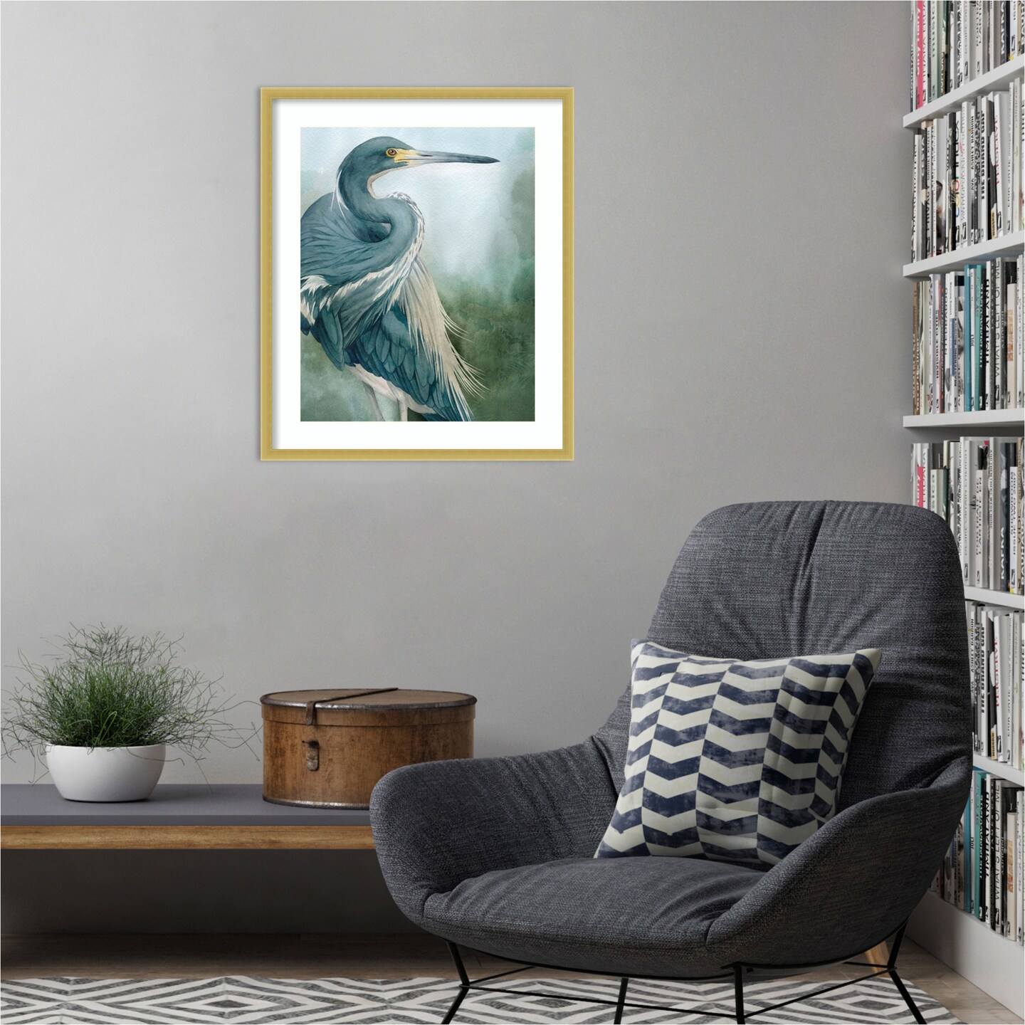 Bayou King I by Grace Popp Wood Framed Wall Art Print