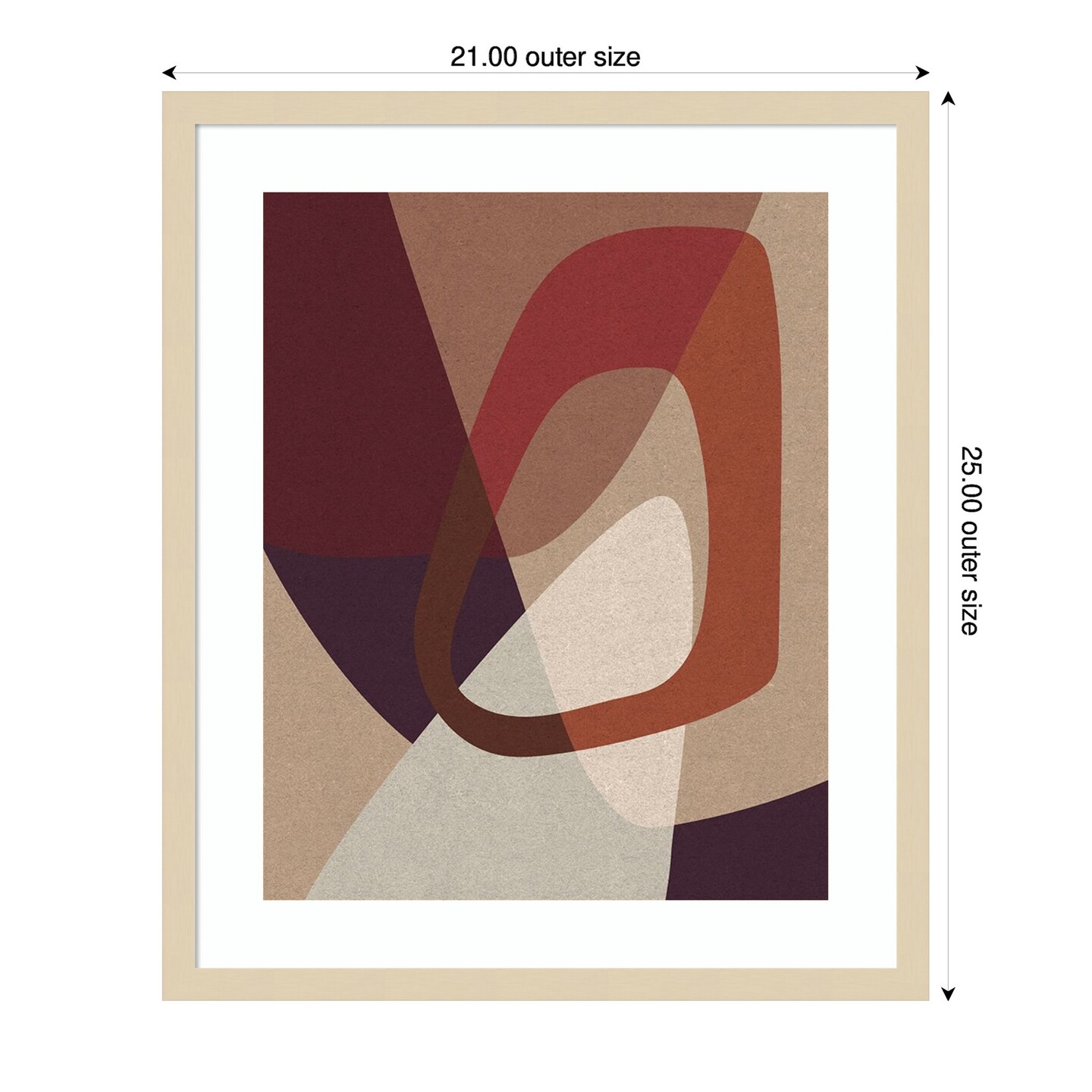 Pictura 1 by Design Fabrikken Wood Framed Wall Art Print