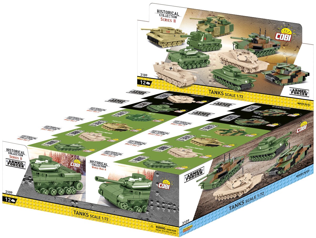 COBI Armed Forces CDU - 12 Tanks, Scale 1:72 SERIES II