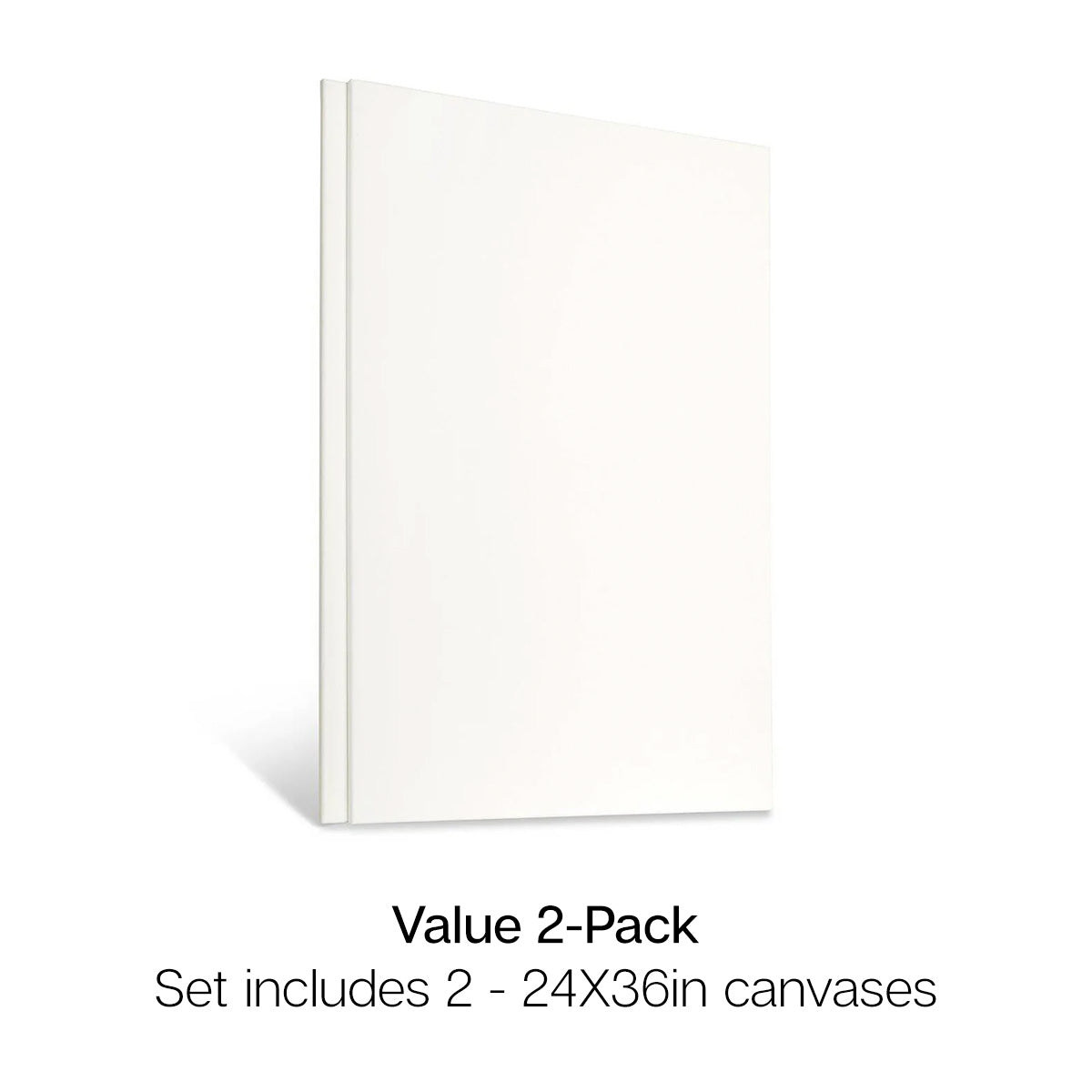 KINGART&#xAE; Stretched Canvas 24&#x22; x 36&#x22;, 2-Pack